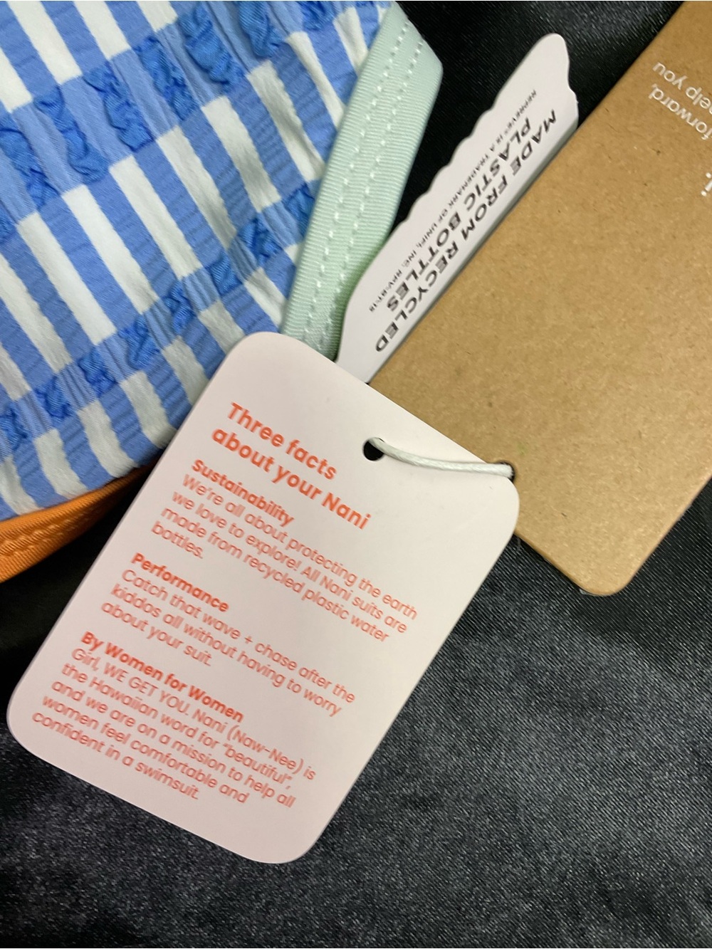 Nani’s Women’s Gingham Shaka Bralette - Picture 6 of 9